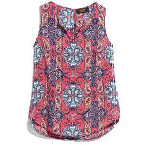 Verse Split Neck Top